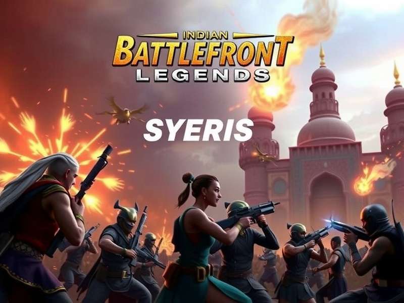 Indian Battlefront Legends gameplay screenshot showing epic battle scene